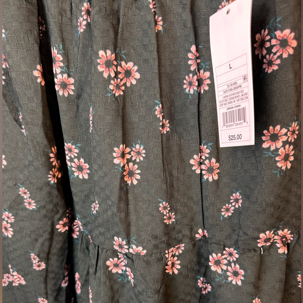 Wild fable Floral Black Dress - Picture 6 of 7